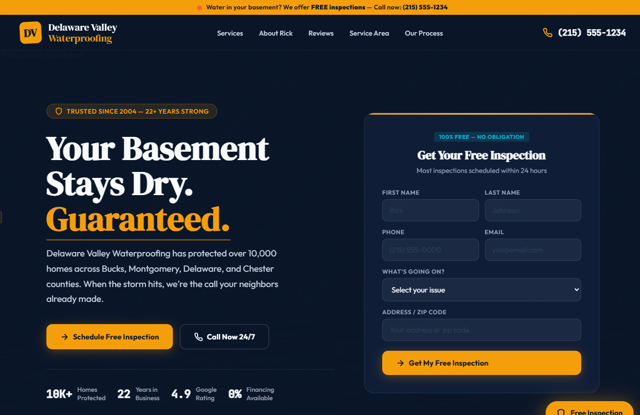 Delaware Valley Waterproofing